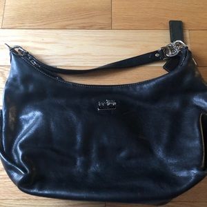 Coach Black leather hobo. Great condition.